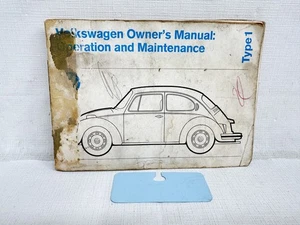 1974 Volkswagen VW Beetle Type 1 ORIGINAL Owners Manual - Bild 1 von 7