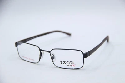 NEW IZOD PFX X 3804 BLACK MATTE AUTHENTIC EYEGLASSES 47-16 - Image 1 of 4