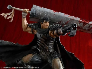 Medicos  Berserk  Black  Swordsman  Guts  Action  Figure  In  Stock - Picture 1 of 5