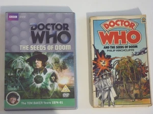 Doctor Who THE SEEDS OF DOOM DVD SEASON 13 TOM BAKER ELISABETH SLADEN + BOOK - Picture 1 of 9
