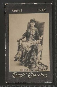 COUSIS (MALTA)-ACTRESSES (KF) SERIE 02 1907 (KF100small)-#65- SCARCE CARD!! - Picture 1 of 2