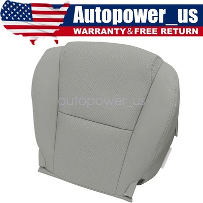 Fits 2006-2011 Lexus GS300 GS450H DRIVER Side Bottom Perforated Seat Cover Gray - Image 1 of 4