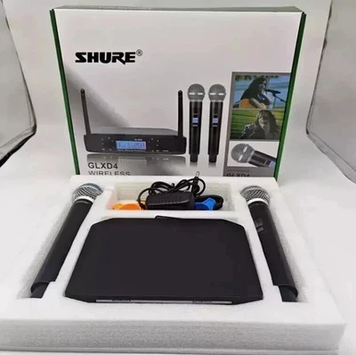 Shure GLXD4+BETA58A Dual Channel Digital w/ 2pcs Mic Wireless System - Image 1 of 4