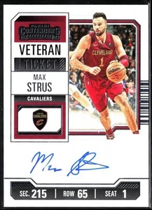 Boleto de veterano Max Strus 2023-24 Panini Contenders automático #VTR-MSH Cavs Miami NBA - Imagen 1 de 2