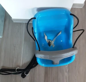 Babyschaukel Outdoor, blau-grau - Bild 1 von 2