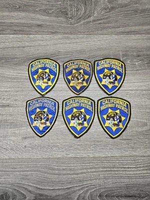 Lote de 6 parches de la Patrulla de Carreteras de California Eureka  Foto 1 de 3