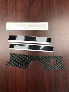 Protector de llave triple árbol de fibra de carbono real Lockhart Phillips Suzuki GSXR 600 750 04 - Imagen 1 de 5
