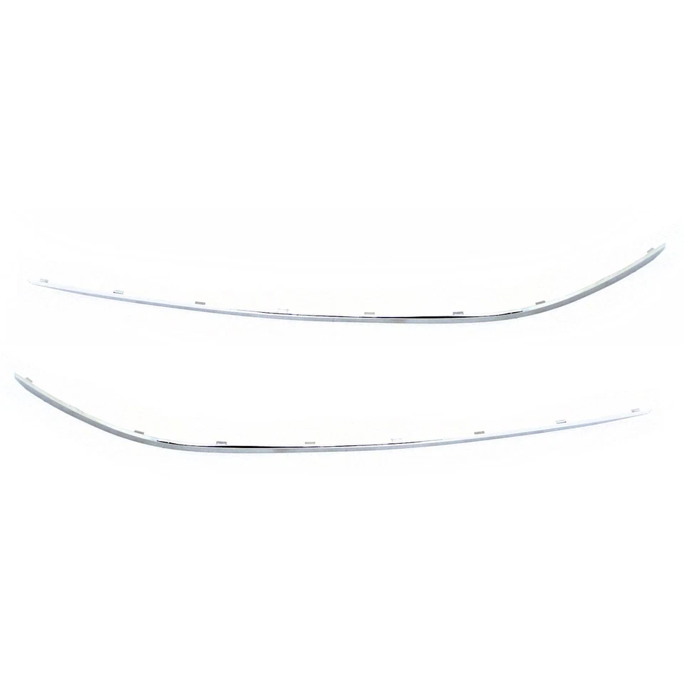 Front Bumper Trim Molding Set For 2003-2006 Mercedes Benz S500 S430 Chrome - Image 1 of 4