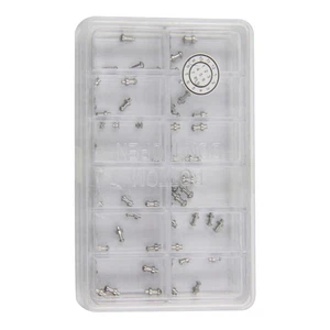 60pcs Center Locking Pin Mushroom Head 12-Size Assortment for Watch Clasp Repair - Picture 1 of 7