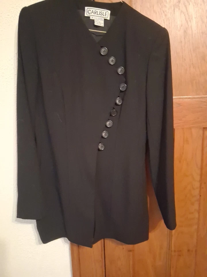 Carlisle Black Wool Blazer - Image 1 of 4