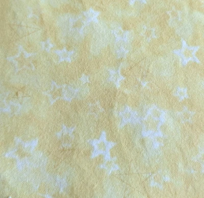 Marcus Cotton Flannel Fabric Mottled Pale Yellow SONGBOOK Star 43" Wide x 2 Yds - Image 1 of 4