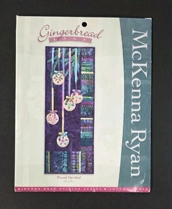 McKenna Ryan Gingerbread Lane PIECED NAVIDAD GBL08 Quilt Block Pattern 10"x25" - Picture 1 of 3