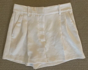 Aritzia Wilfred The Effortless 3" Shorts-Light Birch-Japanese Crepette -Sz 4 - Picture 1 of 8