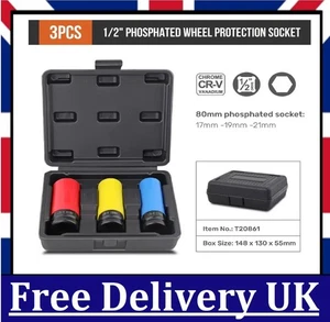 7PC 1/2" Wheel Hub Protection Sockets Set - Automotive tools Socket Set for Aut - Picture 1 of 5