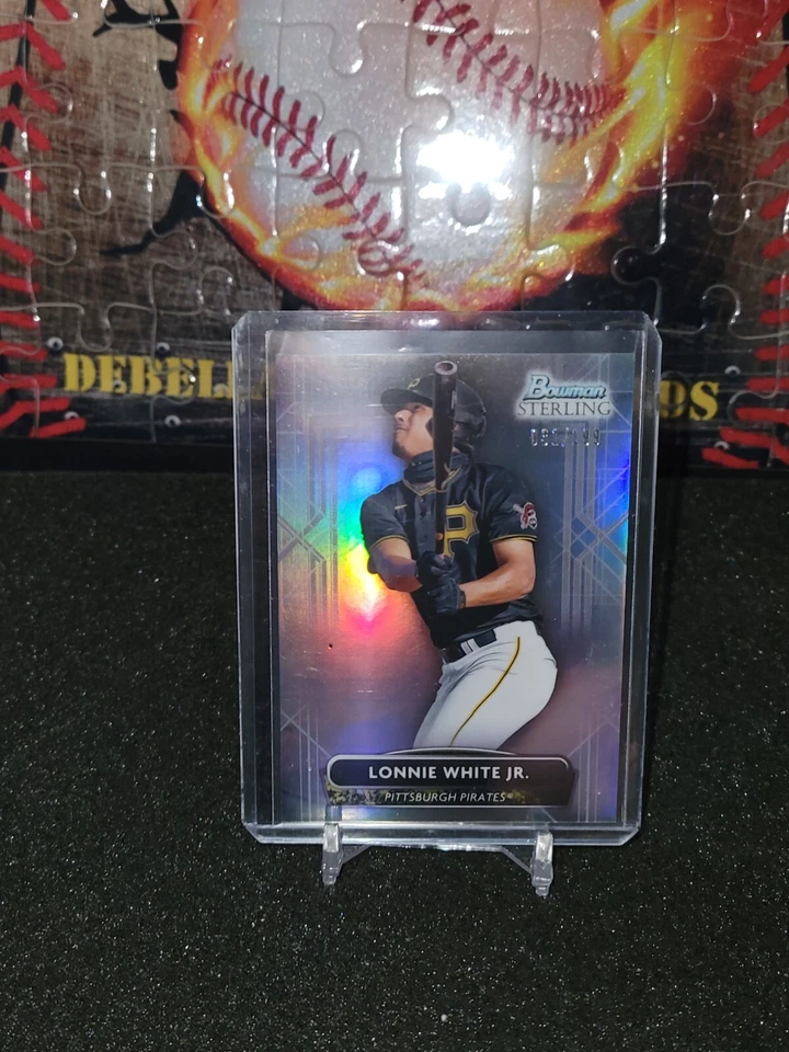 2022 Bowman Sterling Prospect  #BSP-98 Lonnie White Jr. Refractor  /199 Pirates - Image 1 of 2