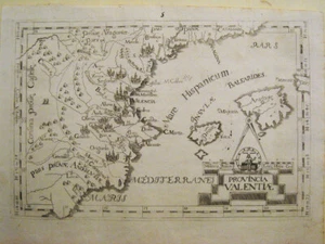 Valencia. Ioannes Montecalario. Mapa original.Milan 1710-13 - Imagen 1 de 1