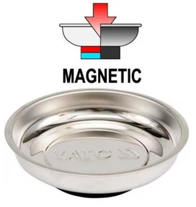 Yato magnetic tray, bowl , dish 110 or 150 mm for nuts, bolts & parts - Picture 1 of 1
