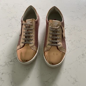 W6YZ Rose Gold Women's Designer Sneakers Size European 38 - Picture 1 of 12