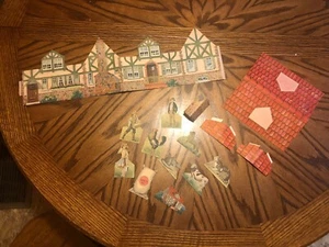 Vintage The House That Jack Built Cut Out Toy Litho Paper Made In USA - Picture 1 of 8