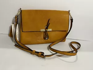 Le Miel VEGAN Women's Handbags Crossbody Clutch Shoulder Bag Mustard - Picture 1 of 7