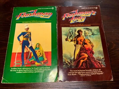 Signet 1970 Flashman +1979 Flashman’s Lady by George MacDonald Fraser Signet PBs Foto 1 de 4