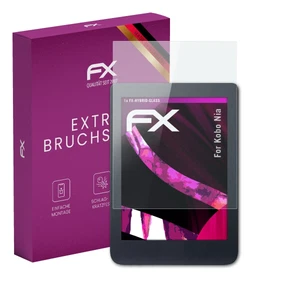 atFoliX Glasfolie für Kobo Nia Panzerfolie 9H Schutzpanzer Displayschutzfolie - Bild 1 von 8