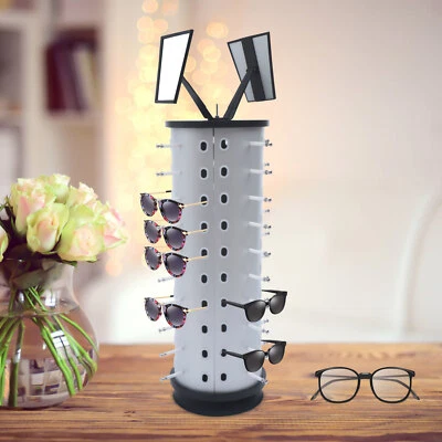New Rotating Sunglass Display Rack 40 Pairs Glass Holder Sunglasses Organizer - Image 1 of 4