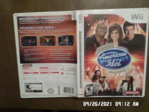 Karaoke Revolution American Idol 2 (Juego Nintendo Wii) COMPLETO con Estuche y Manual - Imagen 1 de 2