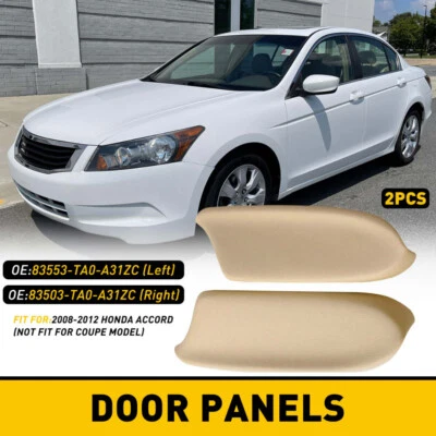 Reposabrazos y placa base beige del panel de la puerta delantera para Honda Accord Crosstour 2008-2014 Foto 1 de 4