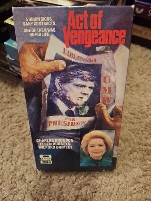 ACT OF VENGEANCE VHS 1985 Charles Bronson ELLEN BURSTYN Foto 1 de 3