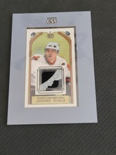 2003-04 TOPPS C55 JAROME IGINLA TR-JI GAME WORN MINI JERSEY