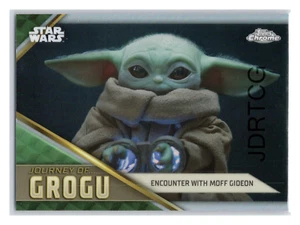 2023 Topps Chrome Star Wars Journey of Grogu JG-15 Encounter With Moff Gideon - Picture 1 of 2