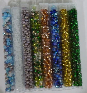 Miyuki E Beads 5/0 Round Rocailles Seed Bead Glass 5mm 18-19 Grams U-Pick - Picture 1 of 36