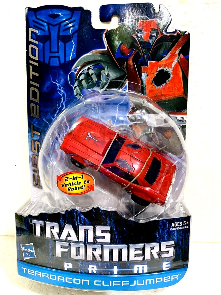 Transformers-Prime: 1st Edition Series #005 Terrorcon Cliffjumper MISP NEW lot - Image 1 of 1