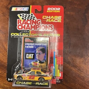 Racing Champions Chase The Race 2002 #22 Ward Burton CAT Chrome Chase Car 1:64 - Picture 1 of 2