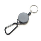  Retractable Keychain with Name Tag Holder Carabiner Outdoor