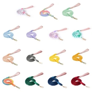 Gradients Color Pet Leash for Large Dog Durable Hand Weaving Dog Walking Leash - Bild 1 von 32