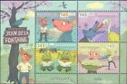 Hungary 2021 Fontaine/Fables/Wolf/Stork/Frogs/Mouse/Ant/Writers 4v m/s (hx1203)