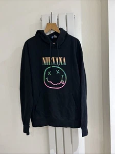 Nirvana Hoodie Herren schwarz - Music Merch - Größe XL - Bild 1 von 15