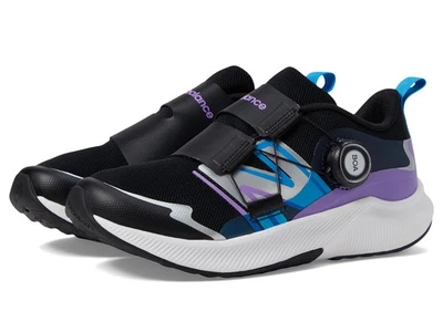 New Balance Kid's Dynasoft Reveal V4 Boa Running Shoe,Black/Purple 12 Wide - Image 1 of 4