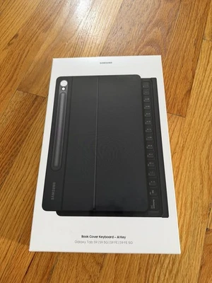 Samsung Book Cover Keyboard for Galaxy Tab S10 FE / S9 FE / S9 - Black (AI KEY) - Image 1 of 4