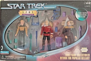 Star Trek 1701 Collector Series Three Rare Collectibles 4,5" Figures 1998 NEU - Bild 1 von 3