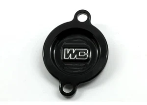 Works Black Aluminum Oil Filter Cover for Husqvarna FE250 15-23 - Picture 1 of 4