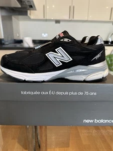 Scarpe da ginnastica New Balance 990v3 Made in USA nere da uomo taglia Uk11 M990BS3 - Foto 1 di 5