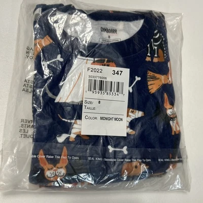 Nuevo con etiquetas Gymboree talla 8 Halloween pijama perros en disfraz Foto 1 de 4