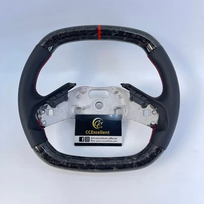 For Chevrolet Corvette C8 2020-2025 Custom Forged carbon fiber steering wheel - Image 1 of 4