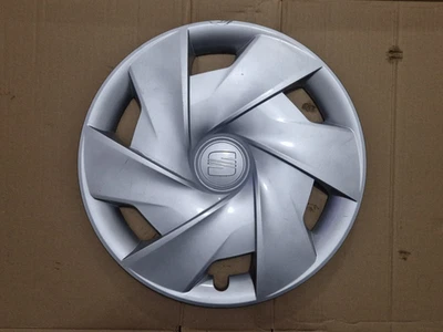 GENUINE SEAT IBIZA 6J0601147 C 15” WHEEL TRIM HUB CAP COVER  6J0 601 147 C - Image 1 of 4