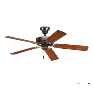 Progress Lighting AirPro 52 in. Antique Bronze Transitional Ceiling Fan - Picture 1 of 5