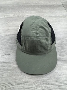 Vintage Columbia Hat Cap Youth Adjustable Green Black Lightweight 5 Panel Kids - Picture 1 of 10