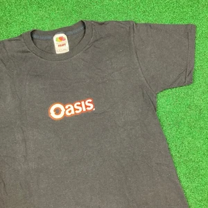 Vintage Fruit Of The Loom Shirt Mens S Black Oasis Demolish Your Thirst 90s Tee - Picture 1 of 10